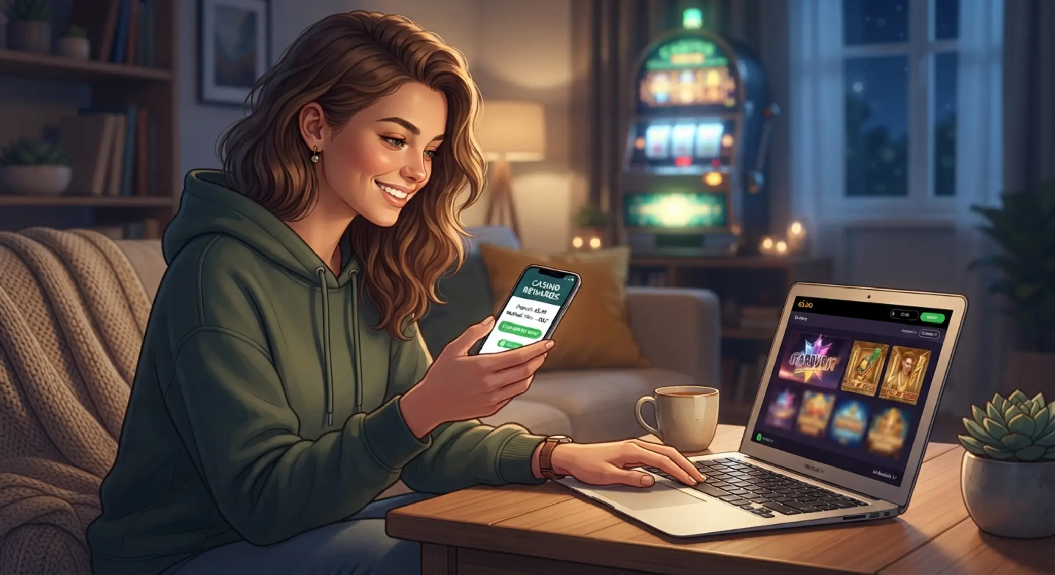 Hráč robí malý vklad 5 € do online kasína